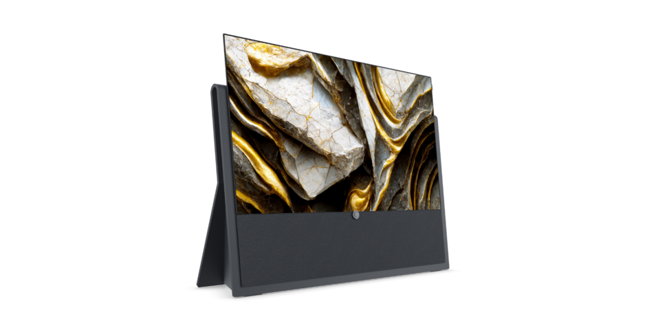 Loewe Iconic Inspire 65 Bronze: Premium 4K OLED Design-TV mit Syno-Stone Standfuß