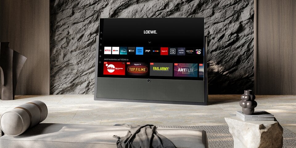 Loewe iconic inspire 55 Bronze OLED TV: Exklusiver 4K Design-Fernseher aus Syno-Stone