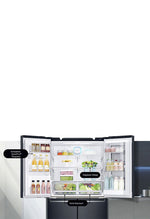 Lade das Bild in den Galerie-Viewer, LG InstaView Side-by-Side Kühlschrank: 638L Multi-Door mit Eis- &amp; Wasserspender
