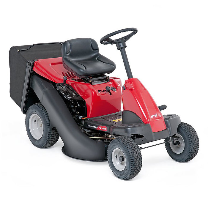 MTD Optima 76 RDE Mini-Rider Aufsitzmäher: 76 cm Schnitt, 2500 m² Rasen, Elektrostart