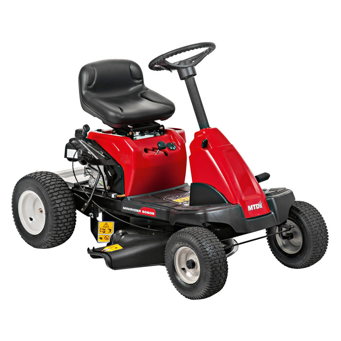MTD Smart 60 SDE Kompakter Mini-Rider Rasenmäher Elektrostart Wendig Gartenpflege