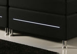 Lade das Bild in den Galerie-Viewer, Luxuriöses Boxspringbett &#39;Rêve&#39; mit LED-Beleuchtung, Matratze und Topper
