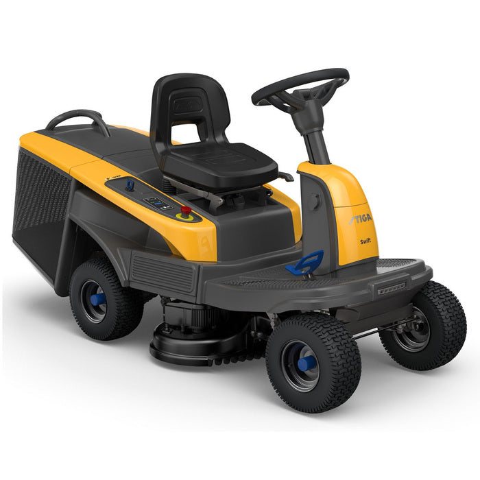 STIGA Swift 372e Akku-Rasentraktor: Kompakt, 72cm Schnittbreite, Wendig, ePower Wechselakkus für effiziente Gartenpflege
