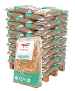 Lade das Bild in den Galerie-Viewer, TotalEnergies Premium Holzpellets: Umweltfreundliche 990 kg Palette für Effiziente Wärme
