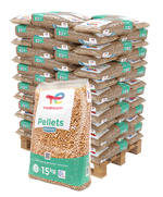 Lade das Bild in den Galerie-Viewer, 3 Paletten TotalEnergies Premium Holzpellets: Höchster Heizwert, EN Plus A1 &amp; DINplus
