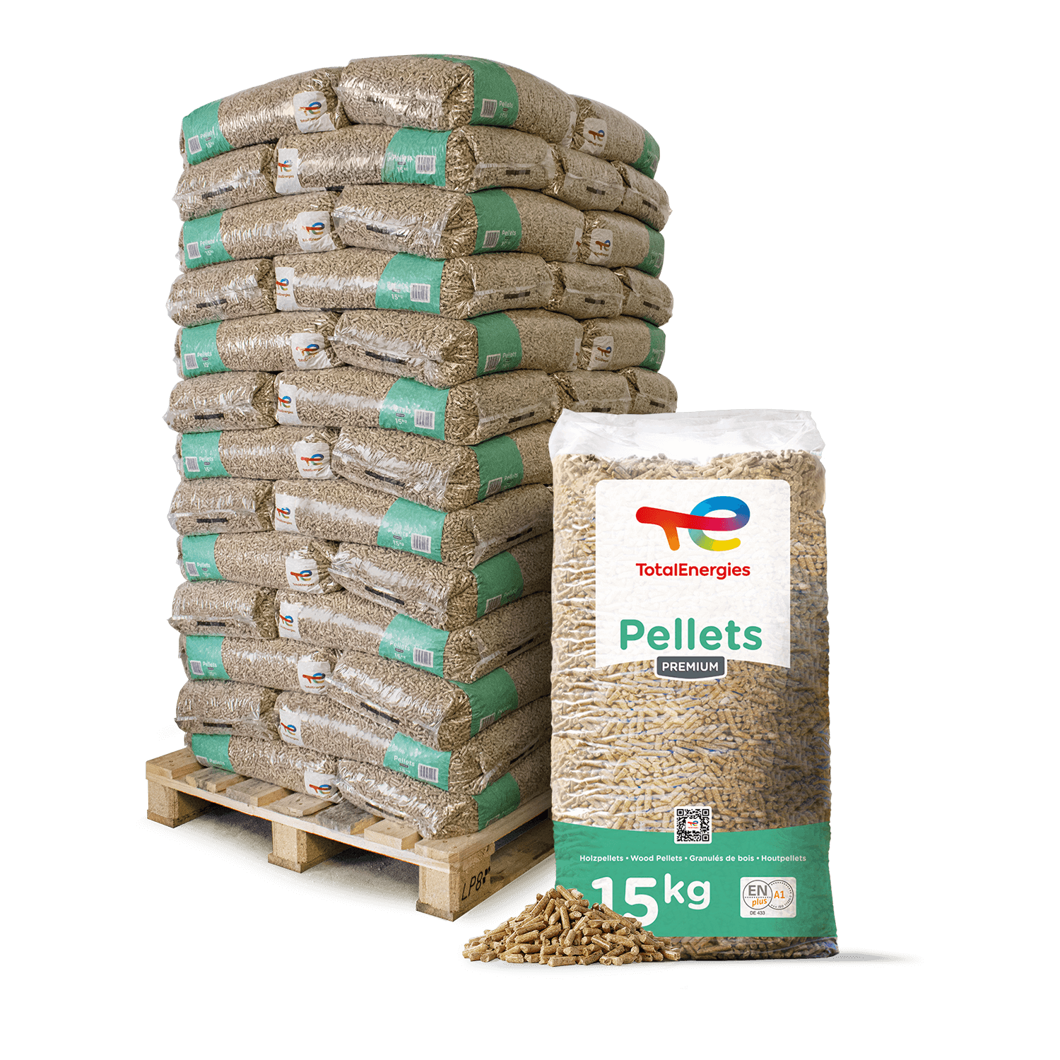 Premium Holzpellets ENplus A1: Hochwertige Weichholz-Pellets für effiziente Heizung