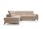 Lade das Bild in den Galerie-Viewer, Stille Designer Ecksofa mit Schlaf- und Klappfunktion – Modernes Luxus-Wohnzimmer-Sofa
