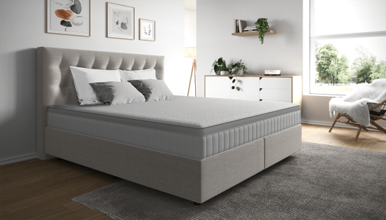 Premium Boxspringbett für gesunden Schlaf – Ergonomisch, Langlebig, Gemütlich