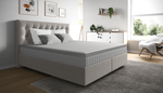 Lade das Bild in den Galerie-Viewer, Premium Boxspringbett für gesunden Schlaf – Ergonomisch, Langlebig, Gemütlich
