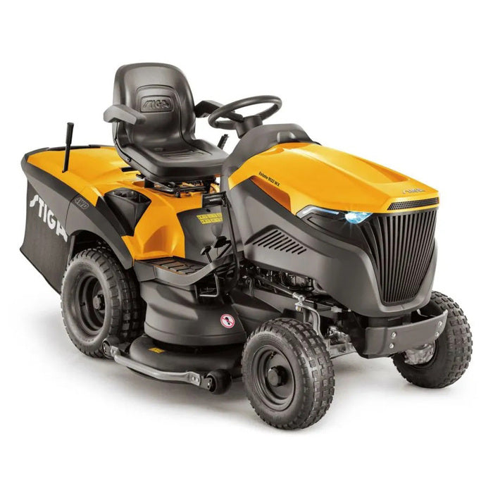 STIGA Estate 9122 WX Allrad Rasentraktor mit Honda V-Motor, 122cm Mähwerk, 360L Fangkorb
