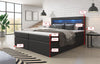 Luxuriöses Repos Boxspringbett mit LED Beleuchtung, USB-Anschlüssen & Komfort-Matratze