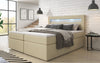 Luxuriöses Repos Boxspringbett mit LED Beleuchtung, USB-Anschlüssen & Komfort-Matratze