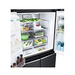 Lade das Bild in den Galerie-Viewer, LG InstaView Multi-Door Kühlschrank: 638L Kapazität, Eisspender, Matte Black Steel
