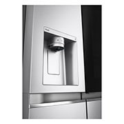 LG InstaView Side-by-Side Kühlschrank, 635L Kapazität, Eis- und Wasserspender, Smart