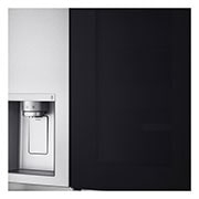 LG InstaView Side-by-Side Kühlschrank, 635L Kapazität, Eis- und Wasserspender, Smart