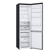 LG Kühl-Gefrierkombination 384L Inverter Linear Kompressor Mattschwarz B-Klasse
