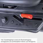 Lade das Bild in den Galerie-Viewer, Scheppach MR225-61 Aufsitzmäher: Kraftvoller 6 PS Benzin-Rasentraktor für müheloses Mähen
