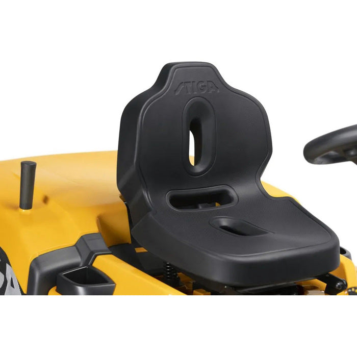 STIGA Estate 384e Akku-Rasentraktor Essential – Leistungsstarker Elektro Aufsitzmäher 84cm