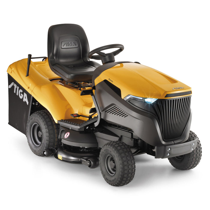 STIGA Estate 798 W Rasentraktor: Leistungsstark, 98cm Schnitt, 300L Fangkorb, Hydrostatantrieb