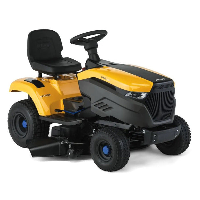 STIGA e-Ride S300 Akku-Rasentraktor: Effizienter 48V Elektro-Aufsitzmäher für große Gärten