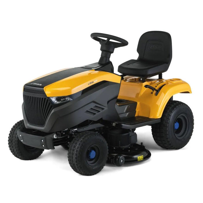 STIGA e-Ride S300 Akku-Rasentraktor: Effizienter 48V Elektro-Aufsitzmäher für große Gärten