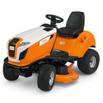 Lade das Bild in den Galerie-Viewer, STIHL RT 4112 SZ Rasentraktor: Leistungsstarker 2-Zylinder Motor, 110 cm Schnittbreite, Hydrostatgetriebe, Seitenauswurf
