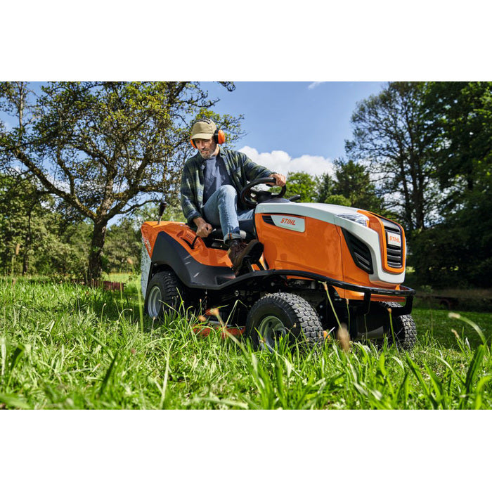 STIHL RT 5097 Rasentraktor: Hydrostat, 95cm Schnittbreite, 1-Zylinder Motor