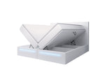 Lade das Bild in den Galerie-Viewer, Luxuriöses Boxspringbett Séjour mit LED-Beleuchtung &amp; Stauraum – Ultimativer Schlafkomfort

