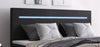 Séjour Boxspringbett mit LED-Beleuchtung, Kunstleder, Komfort, Taschenfederkernmatratze