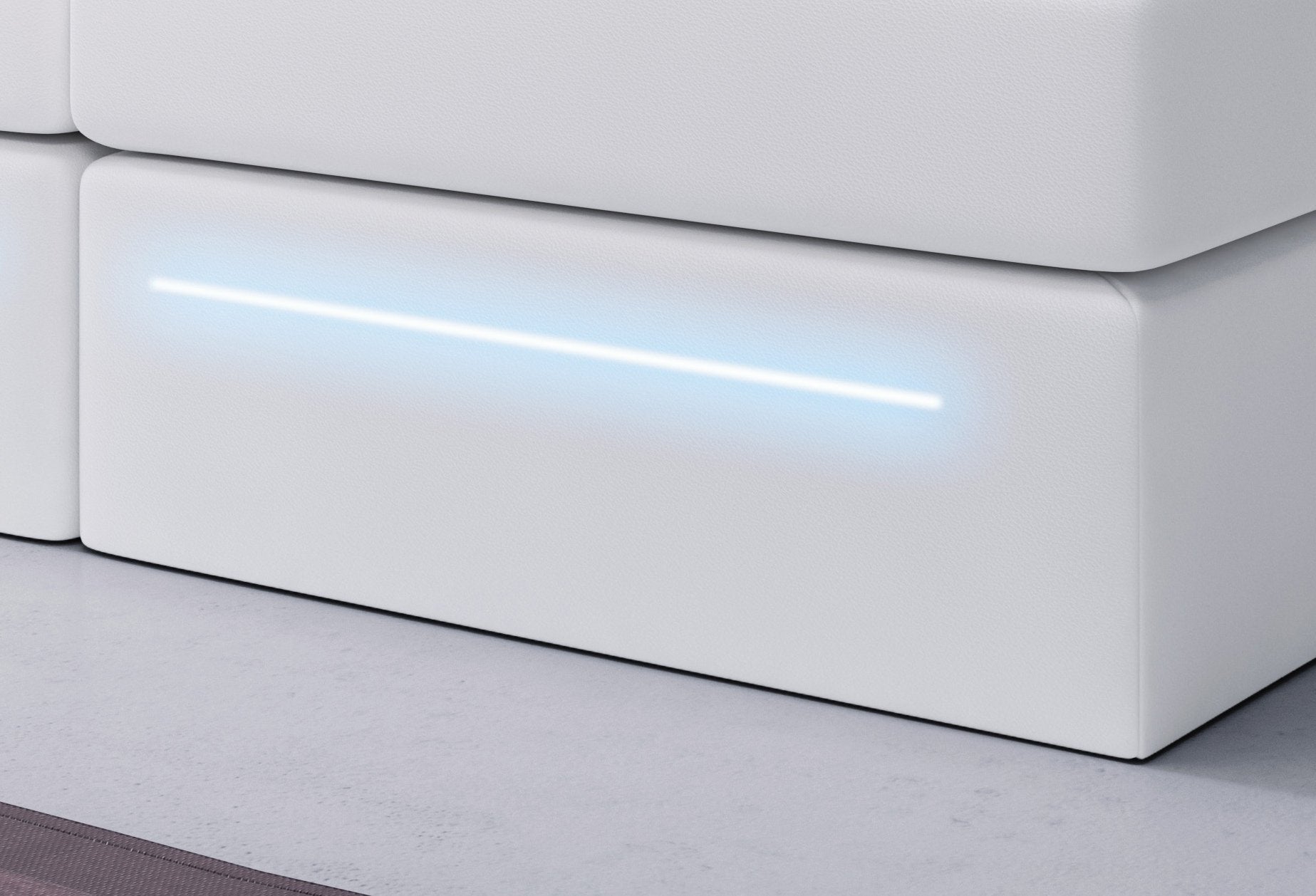 Luxuriöses Boxspringbett Séjour mit LED-Beleuchtung & Stauraum – Ultimativer Schlafkomfort