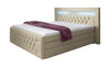 Luxuriöses Boxspringbett Sonno: LED, USB, Stauraum – Ultimativer Schlafkomfort