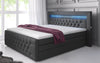 Luxuriöses Boxspringbett Sonno: LED, USB, Stauraum – Ultimativer Schlafkomfort