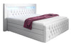 Luxuriöses Boxspringbett Sonno: LED, USB, Stauraum – Ultimativer Schlafkomfort