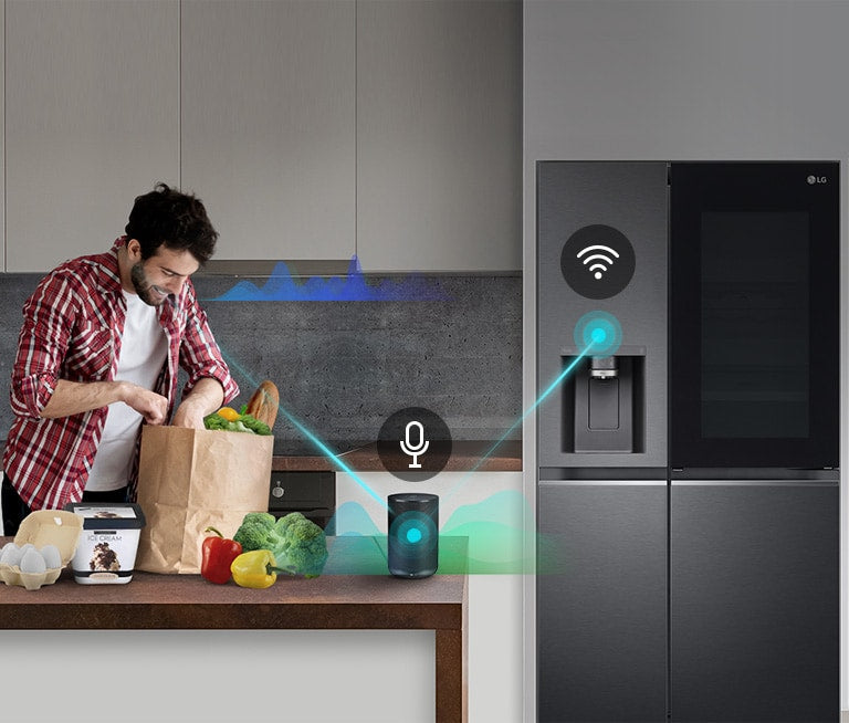 LG InstaView Multi-Door Kühlschrank 637L: Smart, Effizient, Modern mit Eisspender