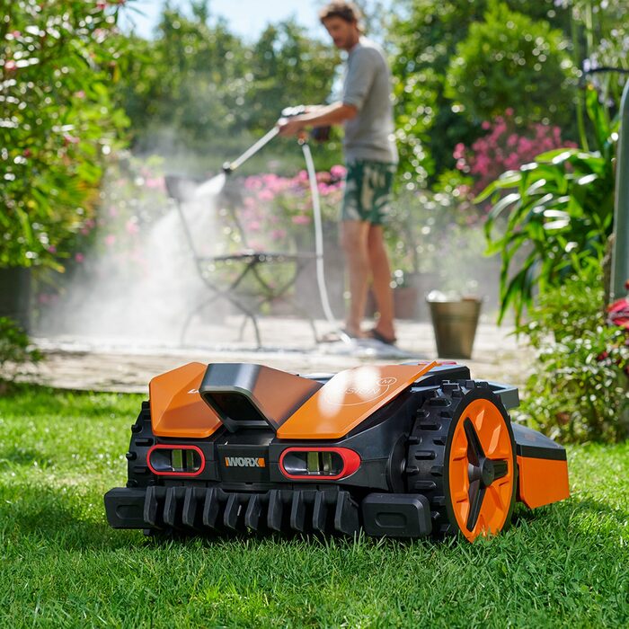WORX Landroid Vision L1300 Mähroboter: Kabellos, KI, 1300m², 22cm Schnittbreite