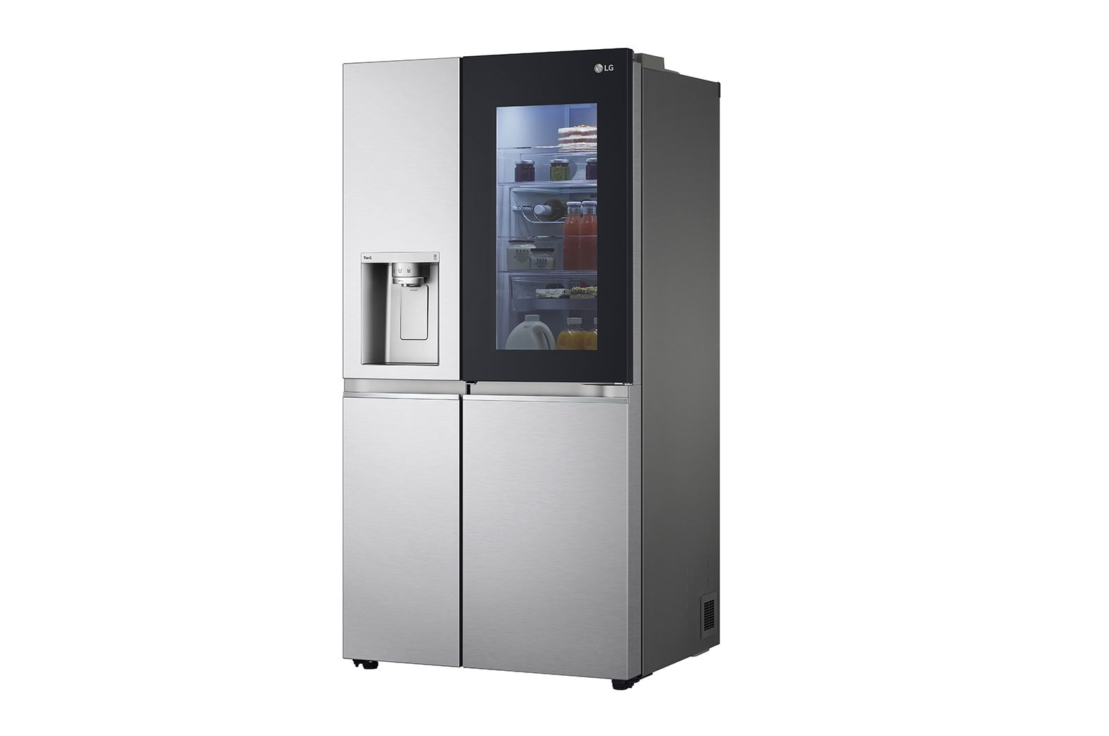 LG InstaView Side-by-Side Kühlschrank mit Door-in-Door, Eis- und Wasserspender, 635L