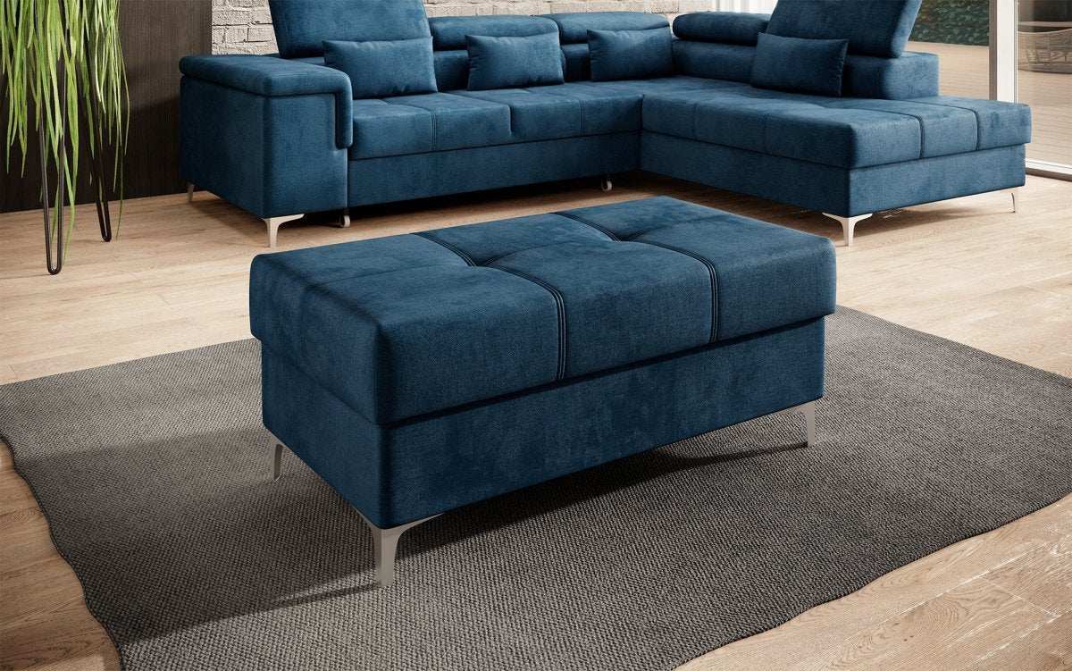 Eleganter Samt-Hocker Traum mit Stauraumfunktion für Ihr Zuhause