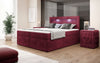 Luxuriöses Amélie Boxspringbett aus Samt mit LED-Beleuchtung und viel Stauraum