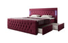 Luxuriöses Boxspringbett Diva: Modern, Komfortabel mit USB, LED und Stauraum