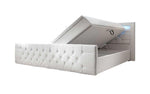 Lade das Bild in den Galerie-Viewer, Luxuriöses Boxspringbett Gloria mit LED-Beleuchtung und Praktischem Stauraum – Samtbezug, Hoher Komfort
