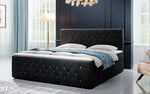 Lade das Bild in den Galerie-Viewer, Boxspringbett Julietta mit Strass und Stauraum – Luxuriöses Komfortbett für erholsamen Schlaf
