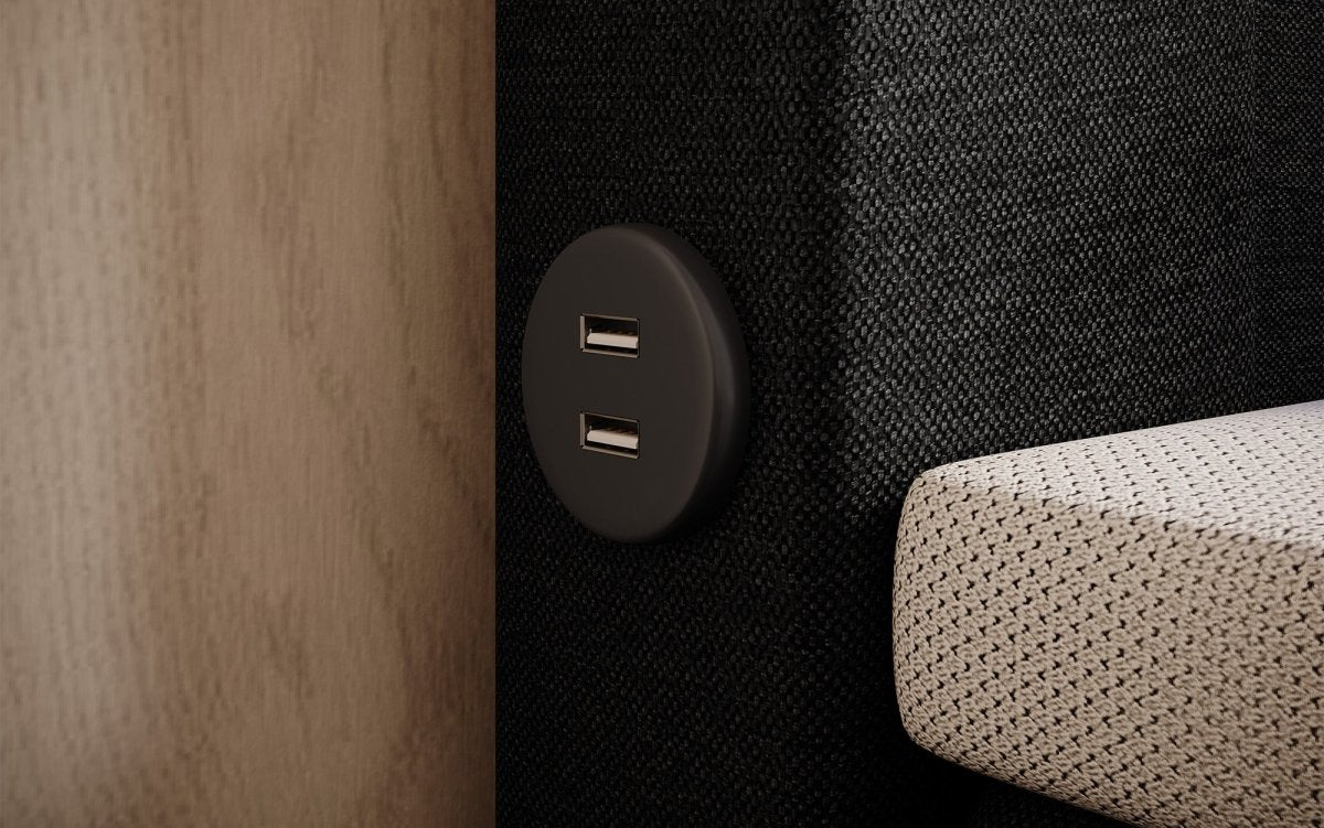 Exklusives Boxspringbett Nera: LED, USB, Stauraum – Ihr Schlafparadies