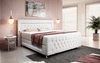 Luxus Boxspringbett Paradise: LED, USB, Samt-Designbett mit Füßen für Komfort