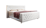 Lade das Bild in den Galerie-Viewer, Luxus Boxspringbett Paradise: LED, USB, Samt-Designbett mit Füßen für Komfort
