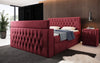 Luxuriöses Velano Boxspringbett mit Integriertem TV-Lift und Praktischem Stauraum