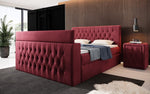 Lade das Bild in den Galerie-Viewer, Luxuriöses Velano Boxspringbett mit Integriertem TV-Lift und Praktischem Stauraum

