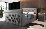 Lade das Bild in den Galerie-Viewer, Luxuriöses Velano Boxspringbett mit Integriertem TV-Lift und Praktischem Stauraum
