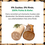 Lade das Bild in den Galerie-Viewer, Premium Nadelholz Holzbriketts Nestro A1 – Hohe Heizkraft &amp; Lange Brenndauer
