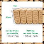 Lade das Bild in den Galerie-Viewer, RUF Premium Holzbriketts: Nachhaltige, saubere Heizkraft mit langer Brenndauer
