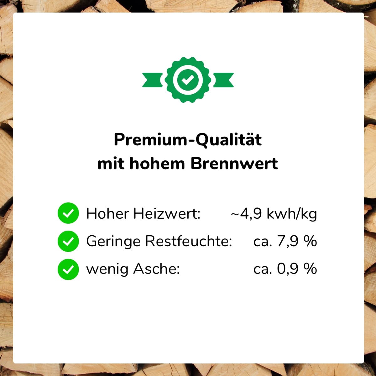 RUF Premium Holzbriketts: Nachhaltige, saubere Heizkraft mit langer Brenndauer